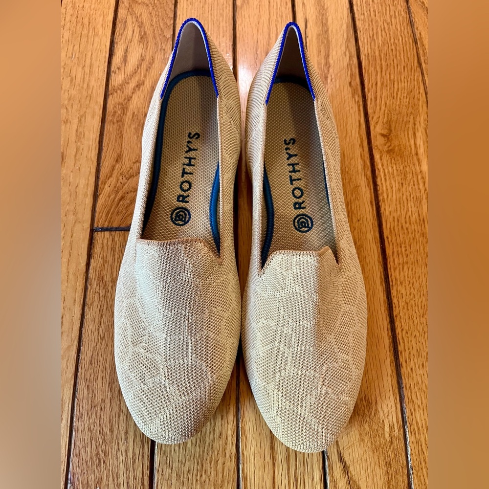 Rothy’s The Loafer. Sahara Gold. Size 11. NWT with original box.